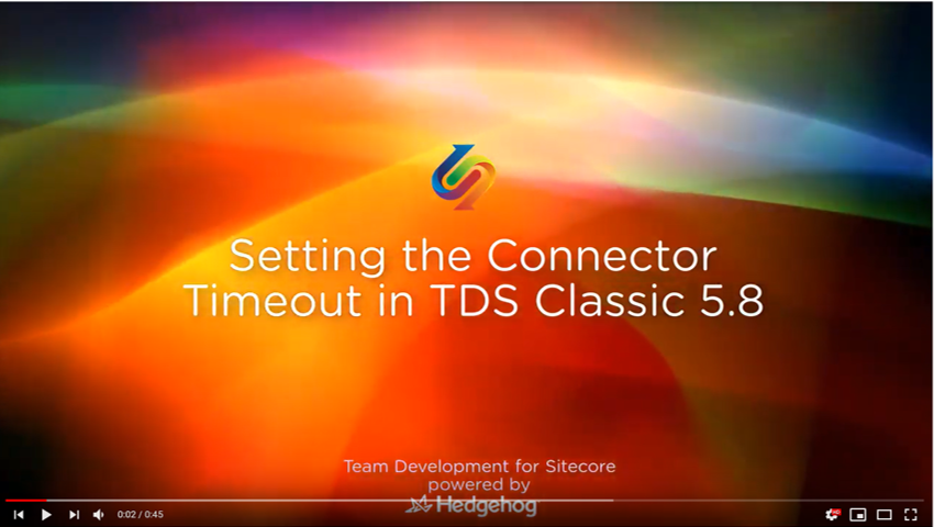 connector timeout